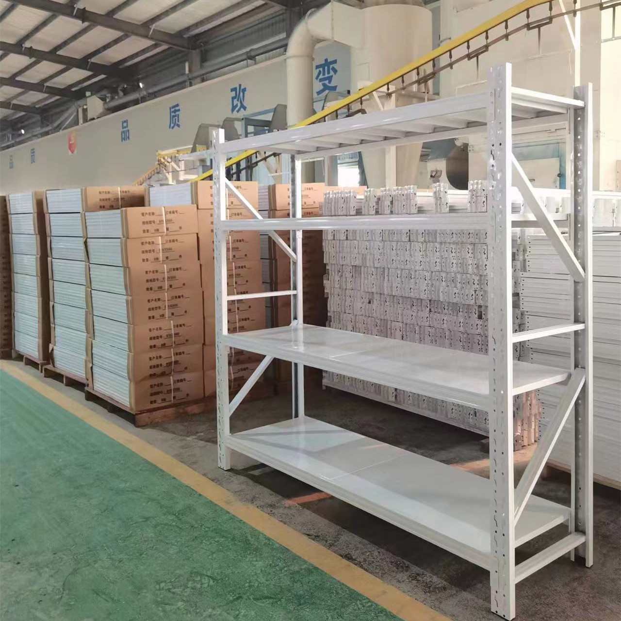 轻型层板货架工厂仓库电商物流仓库储物架中型多层快递可拆卸货架
