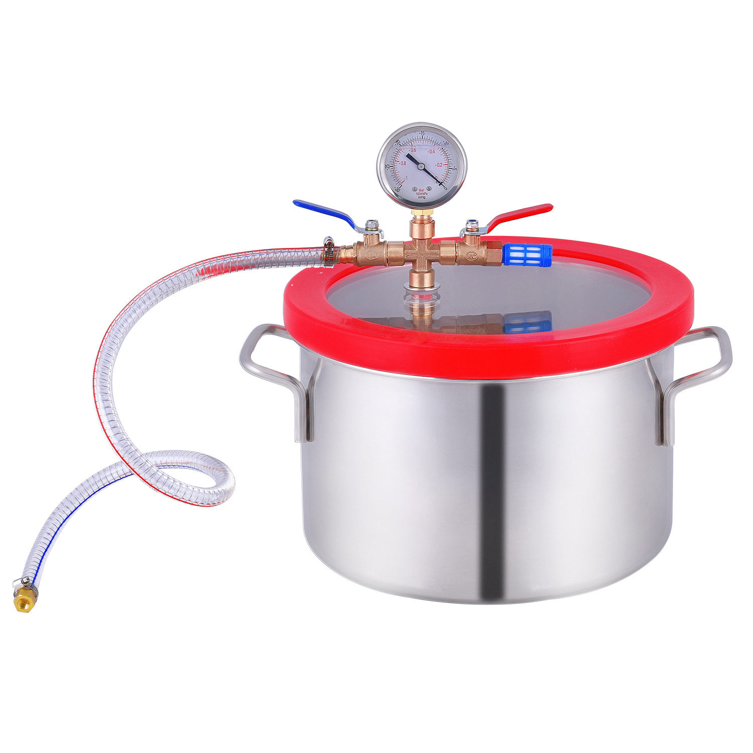 真空消泡桶不锈钢干燥箱小型抽负压罐树脂AB胶硅胶环氧树脂脱泡桶