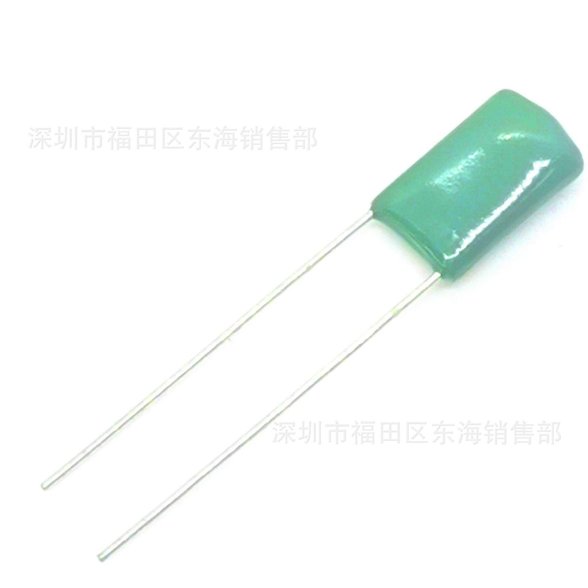 CL11涤纶电容3A103J 1000V 10NF 0.01uF 绿色聚酯薄膜电容