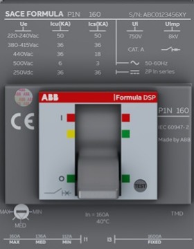 ABB塑壳断路器开关 A3N400 TMF320/3200 FF 3P三相 320A 3P