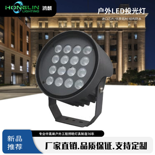 鸿麟LED投光灯36W/48W照树