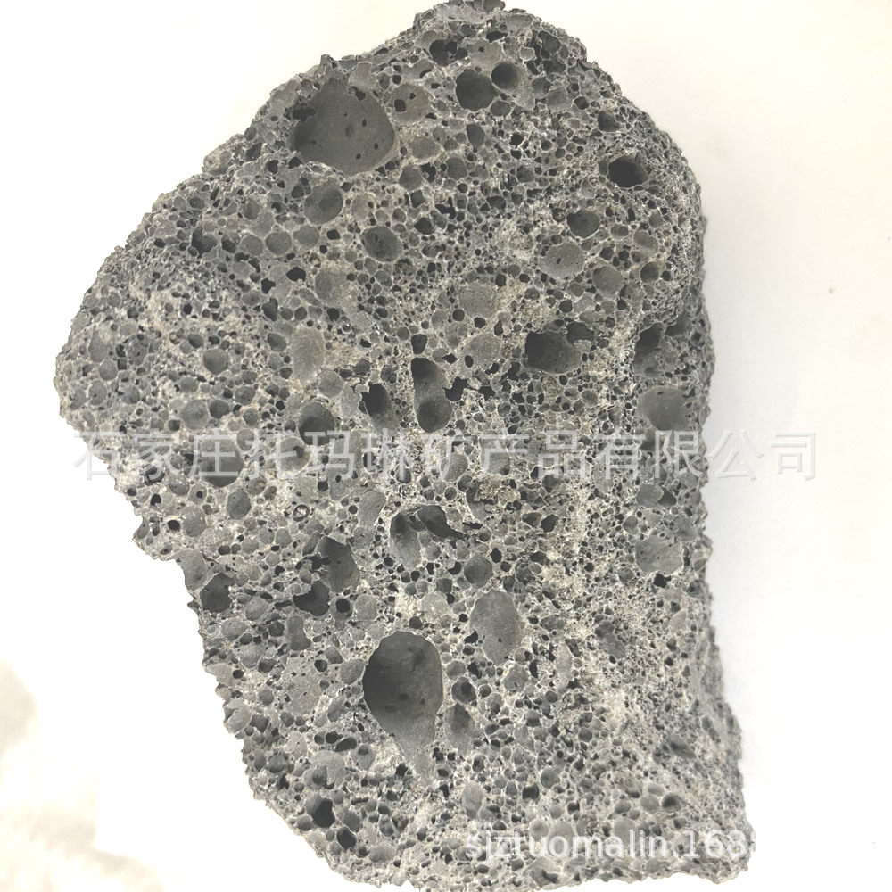 厂家销售红色火山石 浮石粉 20-60厘米 轻石粉