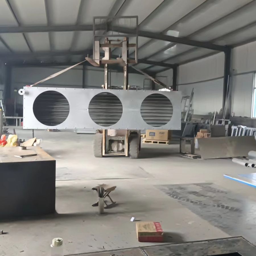 供应烘干房适用蒸汽导热油换热器加热翅片散热器焕热器工业烘干房