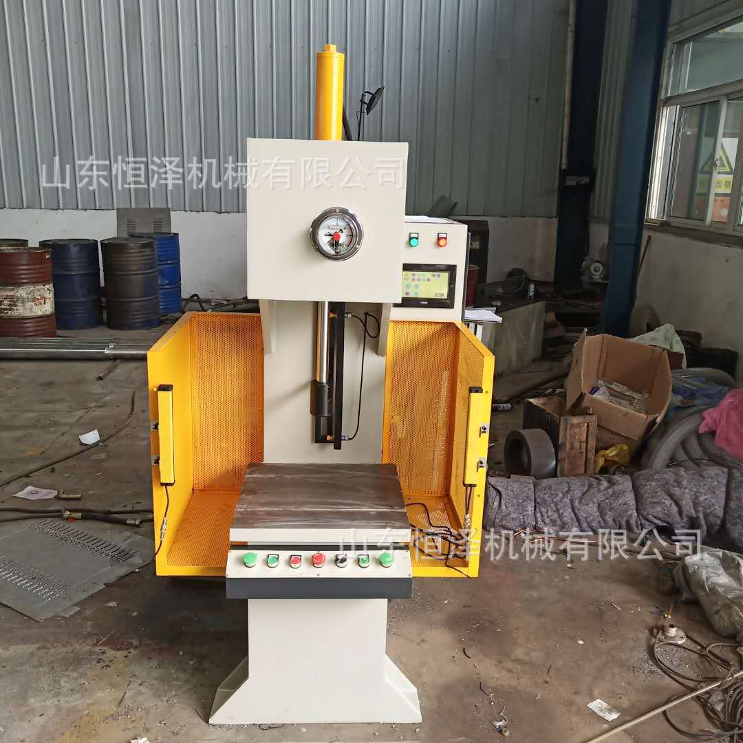 5t小型弓形油压机 台式桌上单臂液压机 5吨精密冲孔单柱液压机