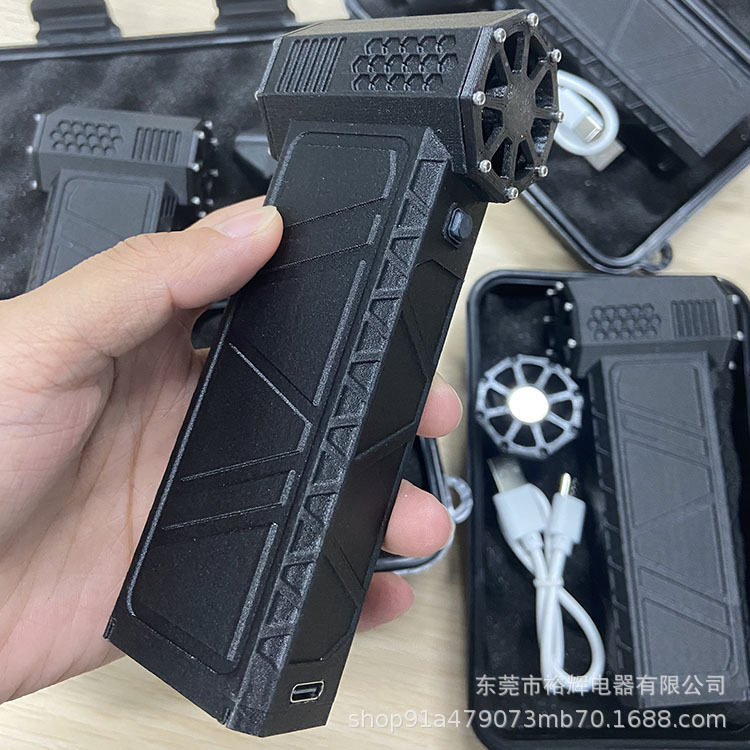 新款涡轮增压暴力风扇11万转DIY款小风炮3D打印除尘露营便携露营