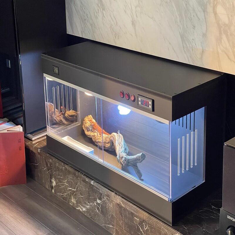 乌龟pvc恒温箱全景保温爬箱加箱缸垒德株宠物爬宠饲养箱陆龟蜥蜴