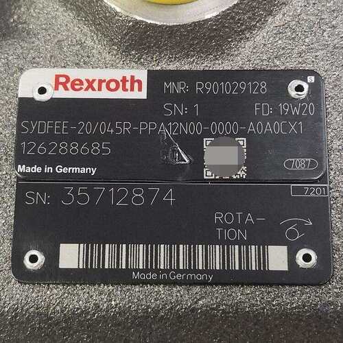 R901029128SYDFEE-20/045R-PPA12N00-0000-A0A0CX1#Rexroth