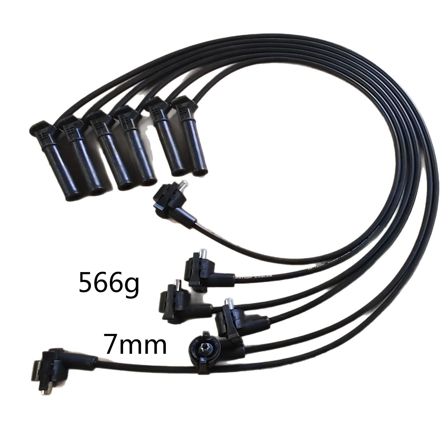 7mm硅胶绝缘层硅胶线帽5U3Z12259AA1套6条适用FordMustang200520