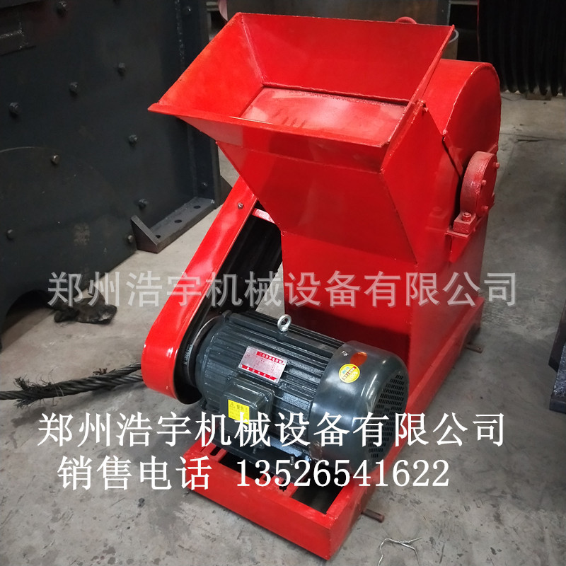 供应小型玻璃瓶粉碎机 锤式酒瓶粉碎机 废玻璃破碎机