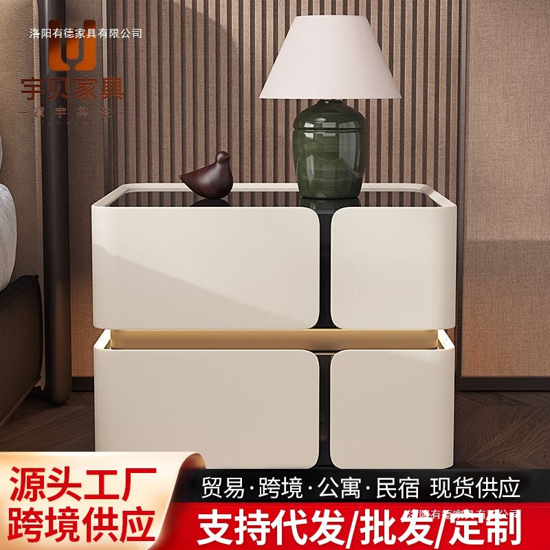轻奢简约实木加宽60cm床头柜