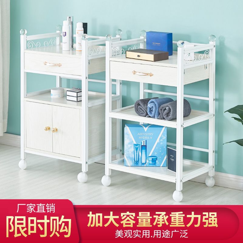 美容推车美发推车美容车美容院小推车带抽屉工具柜火罐纹绣置物架