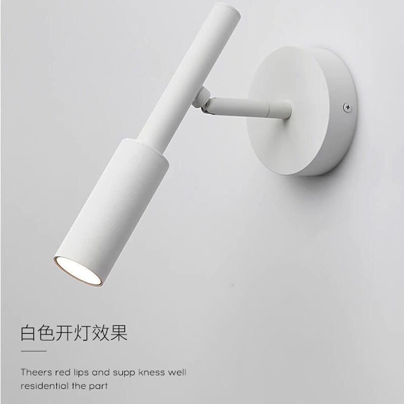工业风铁艺可旋转射灯壁灯