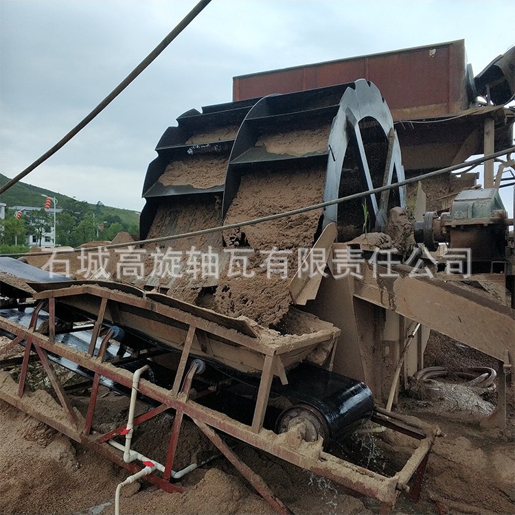 江西大型水轮斗式洗砂机 双排风火轮筛沙机 沙石洗泥摩天轮设备厂
