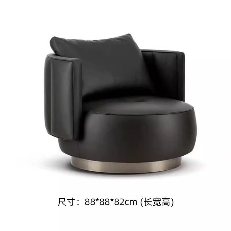北欧简约轻奢设计师单人沙发椅