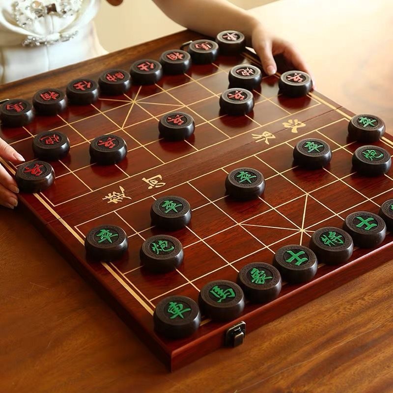 象棋红木中国象棋实木带木质棋盘学生成号红花梨象棋套装直销