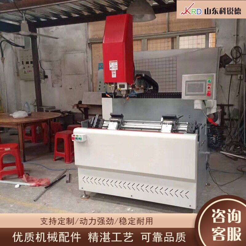 全铝家具数控钻铣机 铝型材数控铣床 铝材橱柜门合页孔打眼机