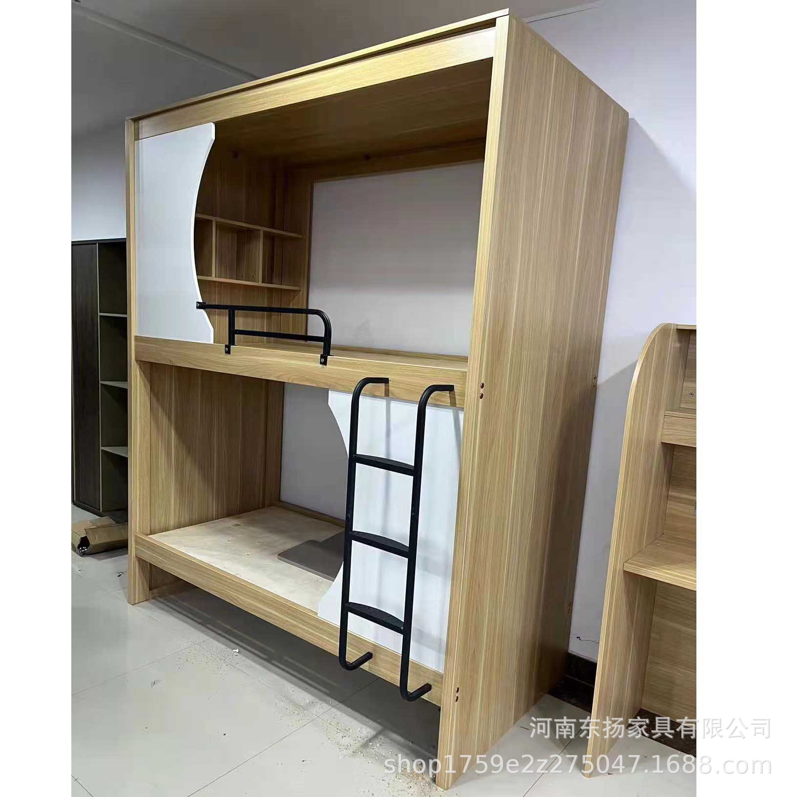 全包式太空舱上下床青年公寓酒店旅馆员工学校宿舍木质高低床