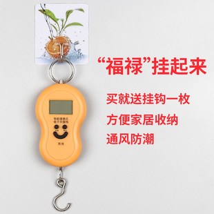 家用便携手提秤小型葫芦秤称重100斤精准电子秤挂钩秤快递钩子秤