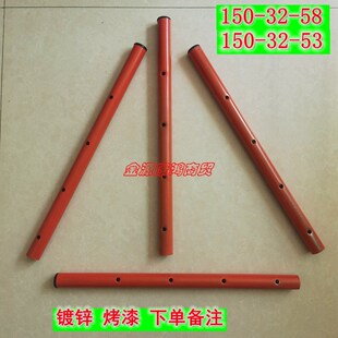 圆管折叠马凳加长腿 装修马凳腿 工地铁凳子伸缩升降腿脚架加高腿