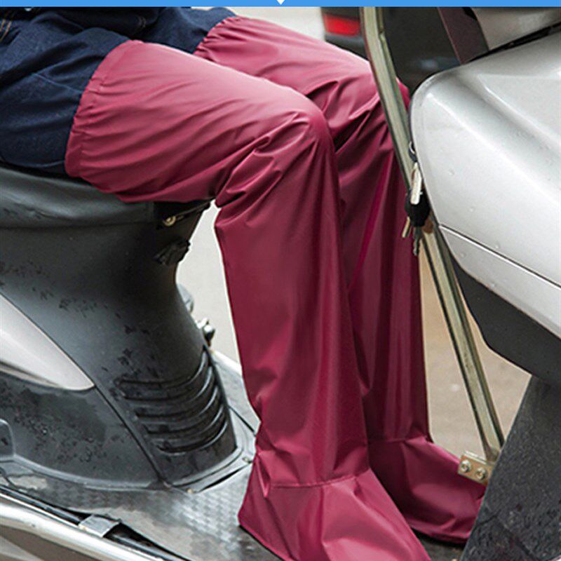 大人儿童防雨裤腿套加长加厚护腿护膝长筒套骑电动车男女防水脚套