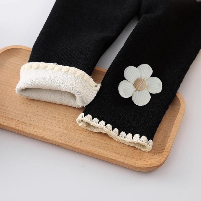 女童加绒打底裤秋冬款一体绒外穿洋气云朵棉儿童2024新款大花裤子,童装/婴儿装/亲子装,裤子,淘宝优惠券,粉丝福利购,淘宝优惠卷