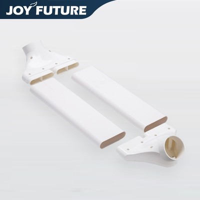 畅未来新风系统交换器过梁器变扁平风管安装配件过梁不打孔通风