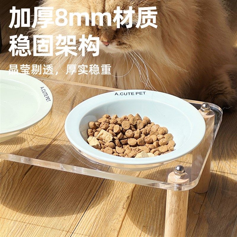 亚克力碗架宠物碗架增高飞碟碗猫狗餐桌盘子猫粮碗猫食盆猫碗陶瓷,宠物/宠物食品及用品,猫狗碗/慢食碗,淘宝优惠券,粉丝福利购,淘宝优惠卷