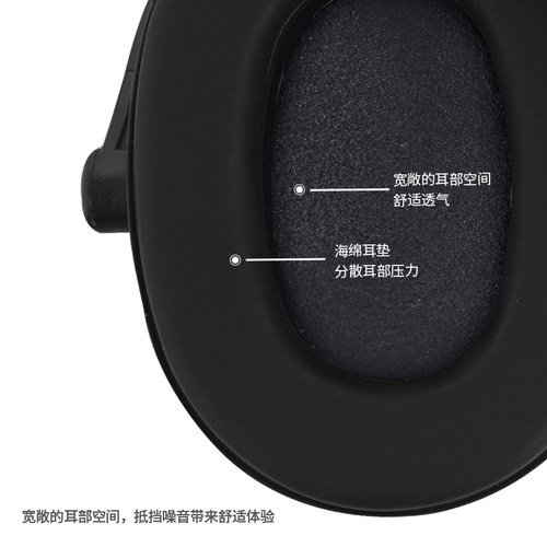 挂安全帽耳罩隔音降噪防噪音消音工厂工业护耳器插挂式安全帽专用
