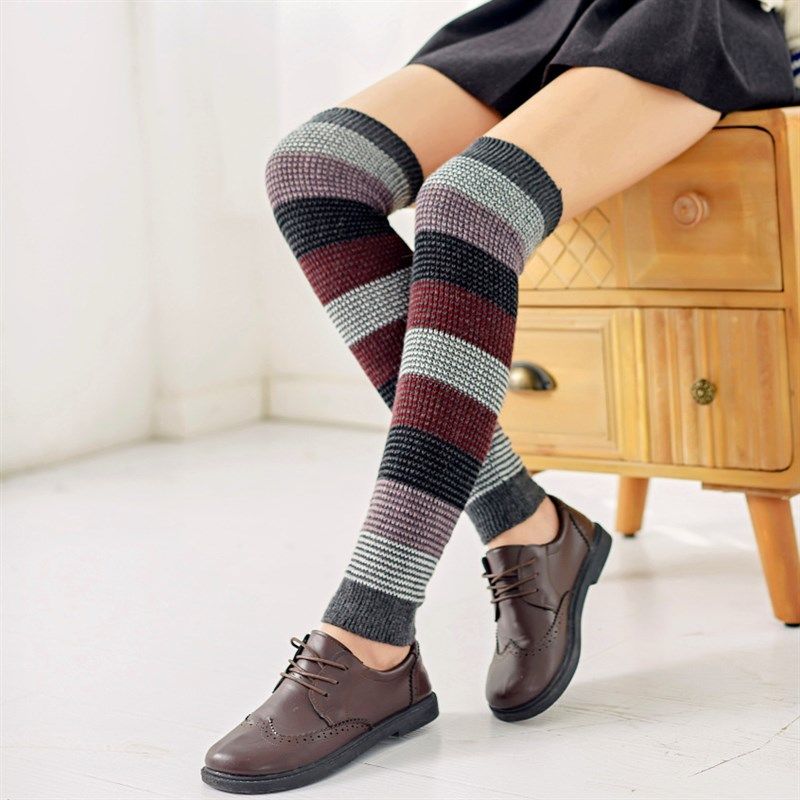 毛线护膝盖护脚踝套女士夏季薄款空调房脚套脚腕小腿保暖过膝袜套,女士内衣/男士内衣/家居服,长筒袜,淘宝优惠券,粉丝福利购,淘宝优惠卷