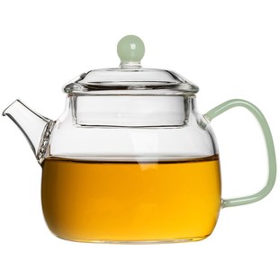 美斯尼玻璃茶壶家用小号过滤泡茶器耐高温小品壶迷你功夫茶具配件