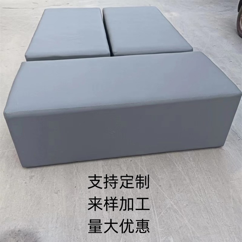 定制浴室商场休闲娱乐长方形沙发凳多功能换鞋凳实木皮凳软包沙发