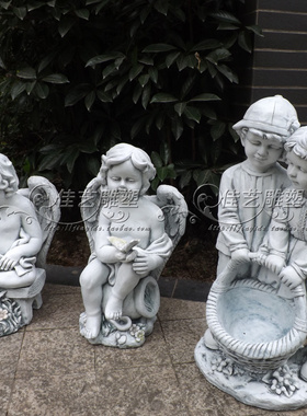 欧式玻璃钢人物雕塑艺术品客厅户外落地摆设可定制作抬箩筐小情侣