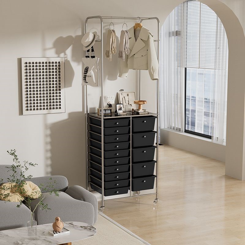 网红收纳柜客厅大型落地摆件电视柜旁边沙发床头卧室置物架装饰品