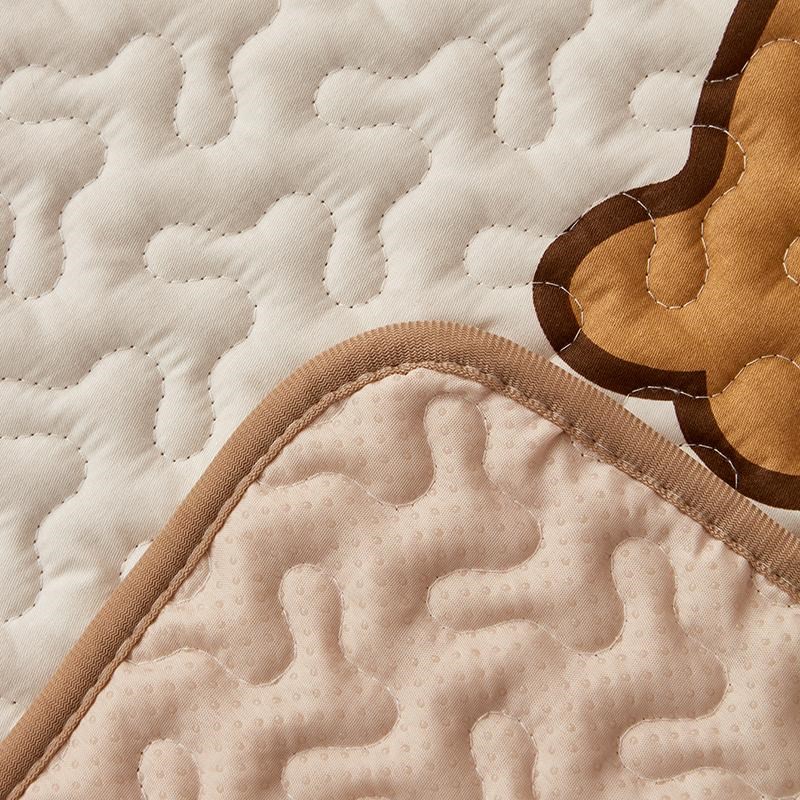 纯棉儿童垫子宝宝爬爬垫上的毯子全棉卧室床边地垫榻榻米垫可机洗