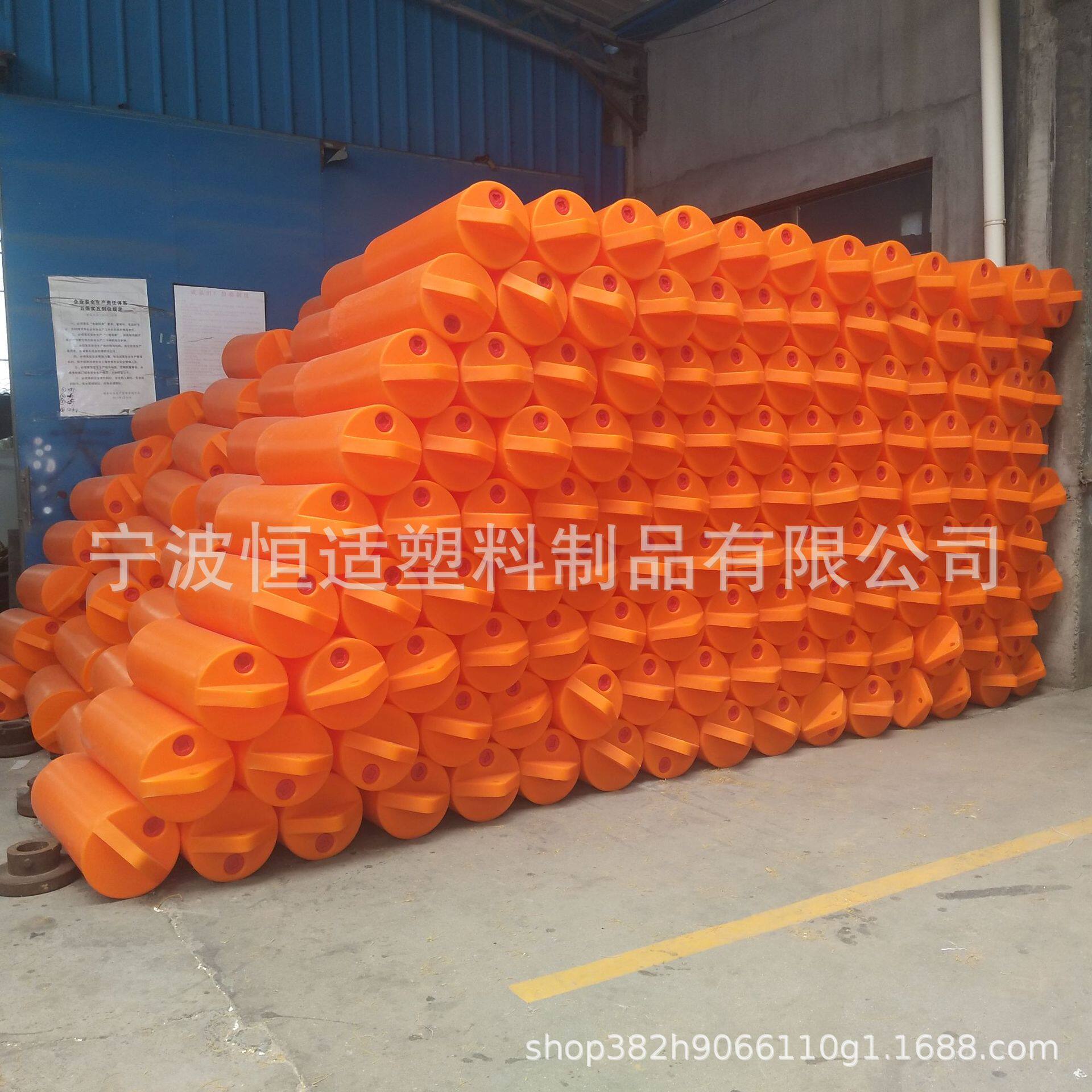 防撞拦污浮筒一体式拦污浮桶300*1000规格穿钢丝绳水库拦污浮筒