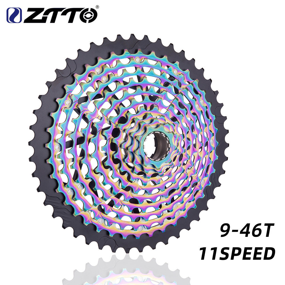 ZTTO/追途自行车XD飞轮11速9-46T山地车飞轮 七彩飞轮 自行车配件