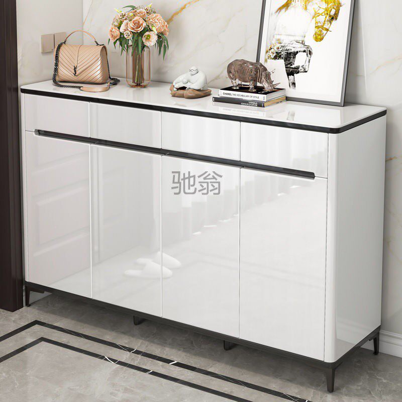 fLE鞋柜带门家用门口玄关一体柜入户大容量隔断柜轻奢阳台收纳储