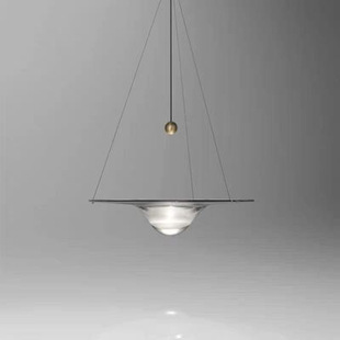 店铺装饰空中吊饰飞碟中庭酒店售楼处售楼处吧台餐厅光晕创意吊灯