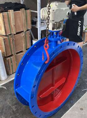 DN800电动通风蝶阀D941W-1C开关型AC380V通风电动蝶阀