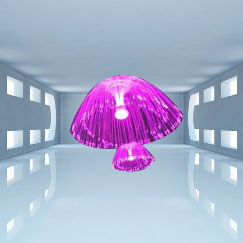 led发光萤火虫户外防水草坪装饰蝴蝶造型花坛亮化景观地插星星灯