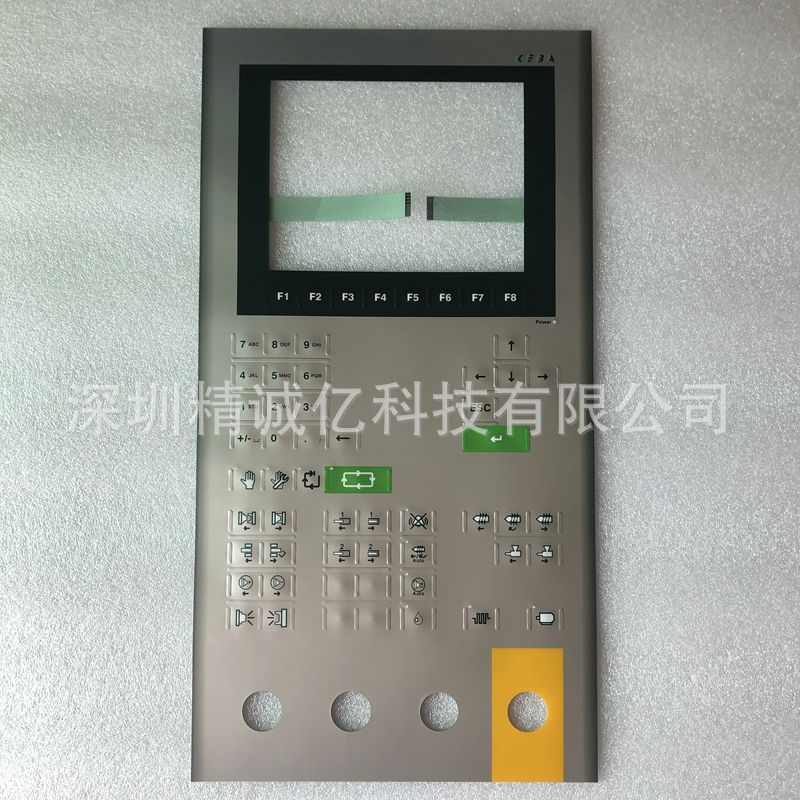 昌盛达科霸注塑机按键板贴膜