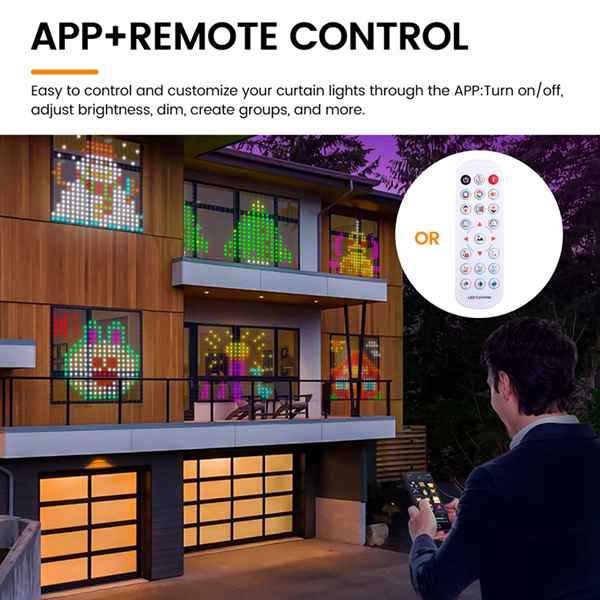 1套 颜色:如图色 材质:树脂 USB款智能窗帘灯 蓝牙应用控制 RGB