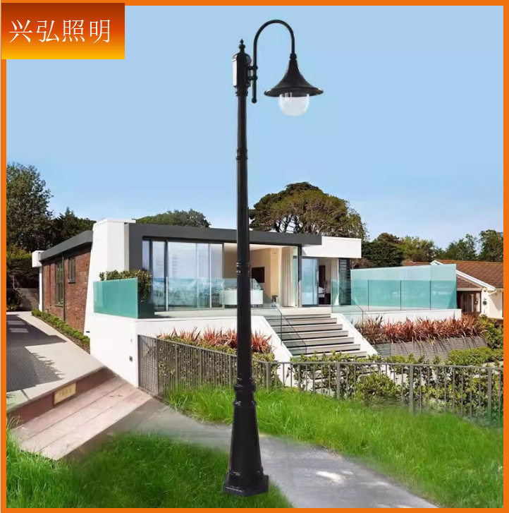 庭院灯3米别墅花园小区路灯太阳能高杆灯室外防水户外灯景观超亮