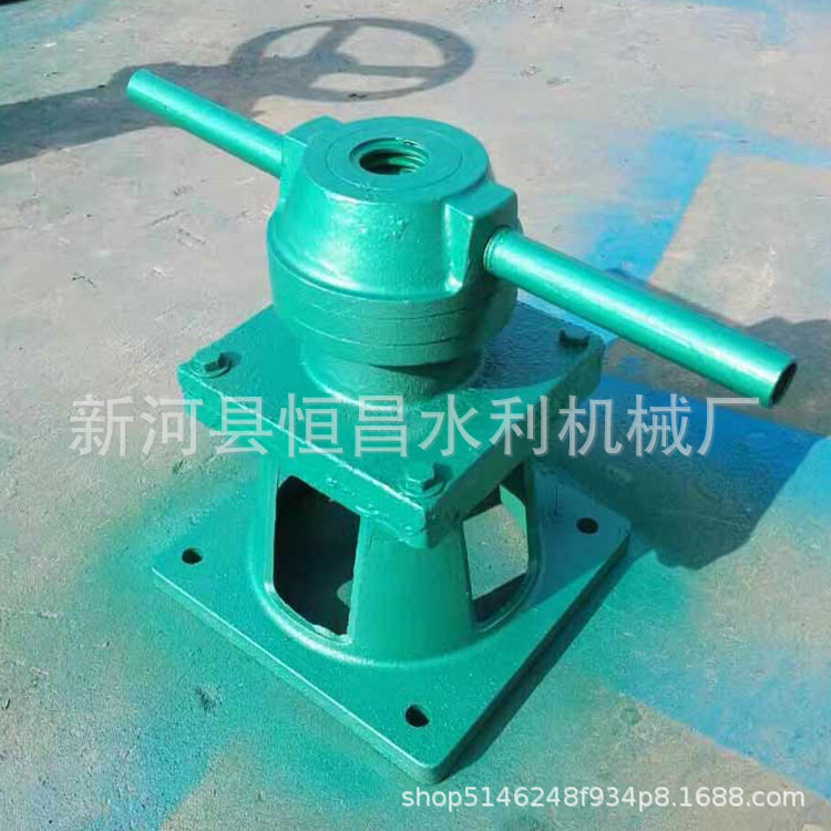 螺杆式启闭机闸门1T侧摇式启闭机手动手摇手电两用2t吨3t5t启闭机