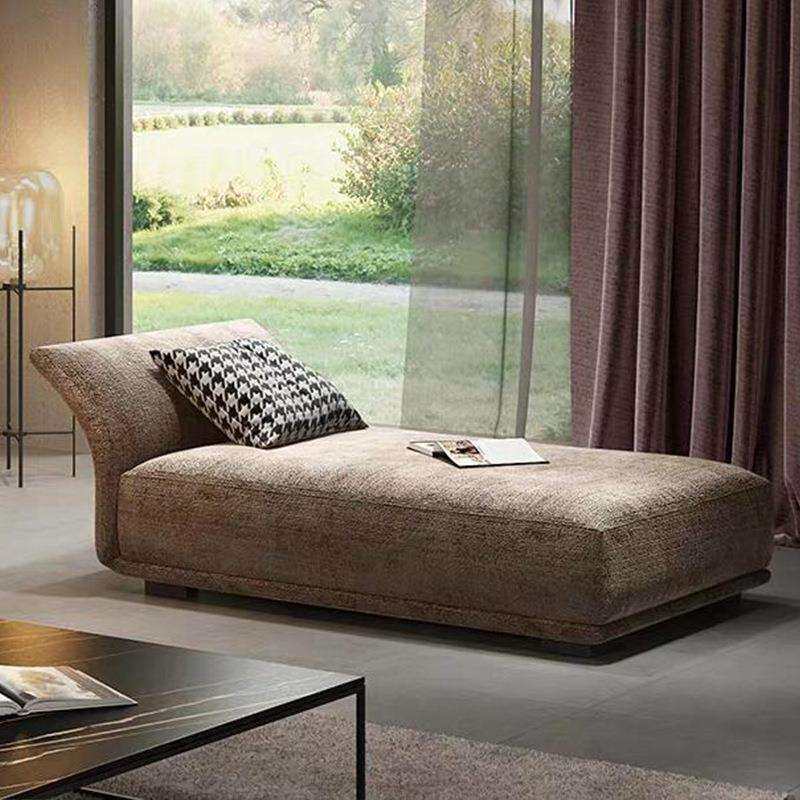 意式极简客厅阳台躺椅贵妃榻美人靠卧室小户型现代沙发布艺单人