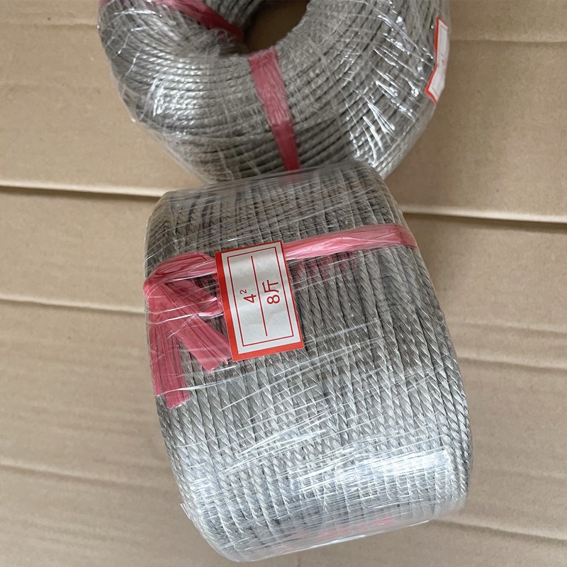 柔软裸铜线TJR 4平方纯铜镀锡软铜绞线接地一盘100米四平方软铜线