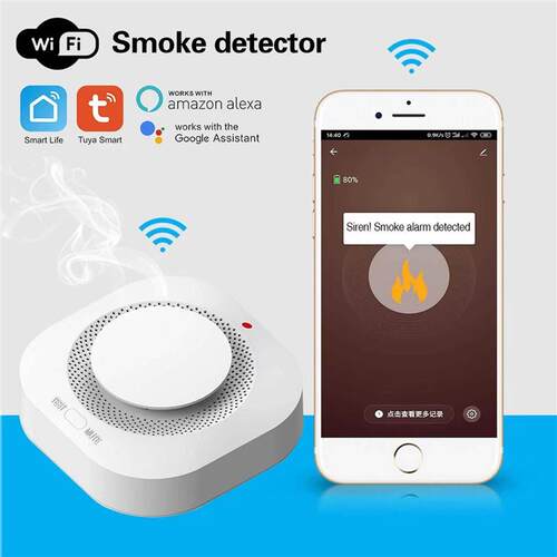 Tuya Smoke Detector Honeywell Sensor Fire Alarm Zigbee Hot