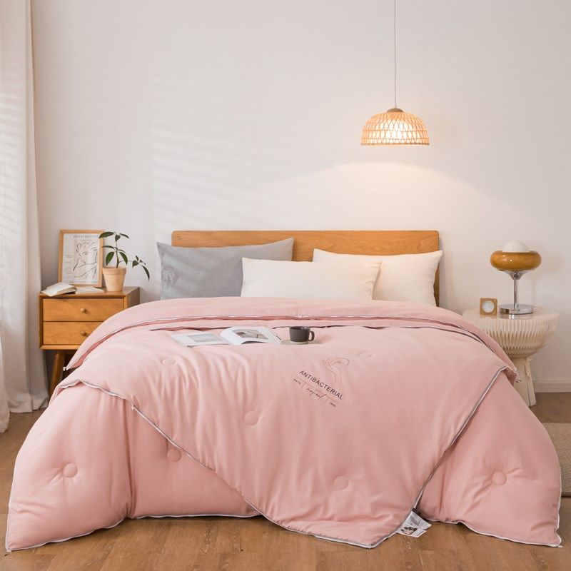 大豆纤维被子母被二合一拉链款学生宿舍单人春秋被冬被加厚棉被芯,床上用品,化纤被,淘宝优惠券,粉丝福利购,淘宝优惠卷