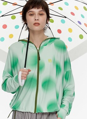 icree长柄自动雨伞女生高颜值 彩虹波点果冻 网红透明伞