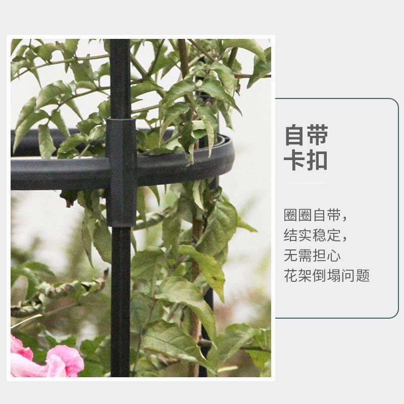 包塑钢管可拆接室外庭院月季蔷薇铁线莲攀爬花藤架子球兰花爬藤架